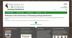 Desktop Screenshot of geobookstore.uwyo.edu